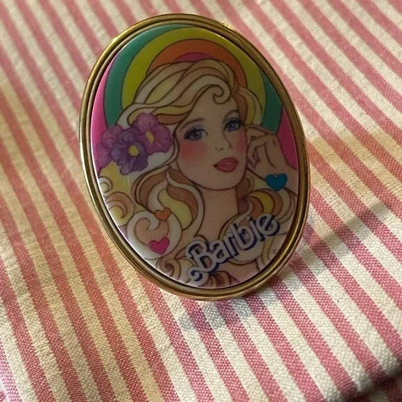 Tarina Tarantino Barbie Rainbow gold Ring - Picture 2 of 4